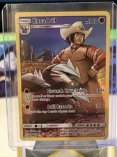 Pokémon TCG Excadrill Sun & Moon - Cosmic Eclipse 246/236 Holo Secret Rare NM