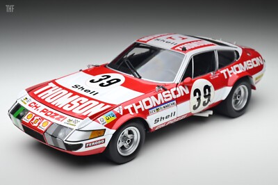 1/18 Kyosho Ferrari 365 GTB4 Daytona Competition Le Mans 1973 #39