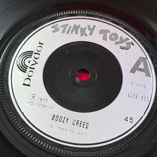 STINKY TOYS Boozy Creed 1977 UK 7" Vinyl Single Polydor 45 record - Picture 3 of 3