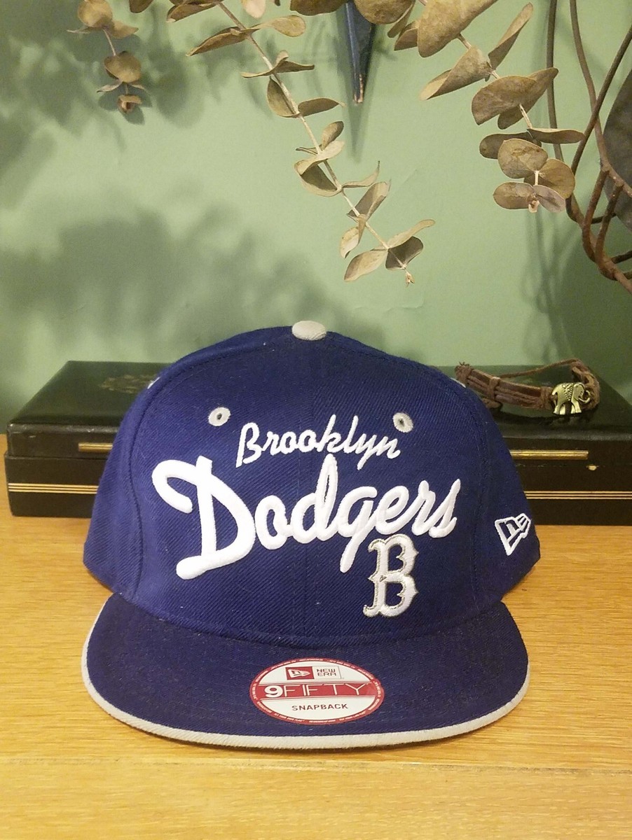 NEW ERA 9 FIFTY MLB BROOKLYN DODGERS NAVY BLUE SNAP BACK