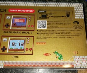 Nintendo 35th Anniversary Game & Watch Super Mario Bros. + PIN JAPAN EDITION NEW