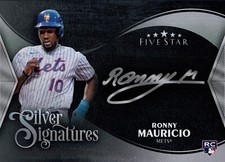 2024 Topps Five Star RARE RONNIE MAURICIO SILVER SIGNATURES METS DIGITAL CARD