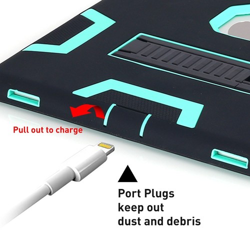 For iPad Pro 12.9 in 2015/2017 Case Hybrid Shockproof Heavy Duty Kickstand Cover - Picture 5 of 11