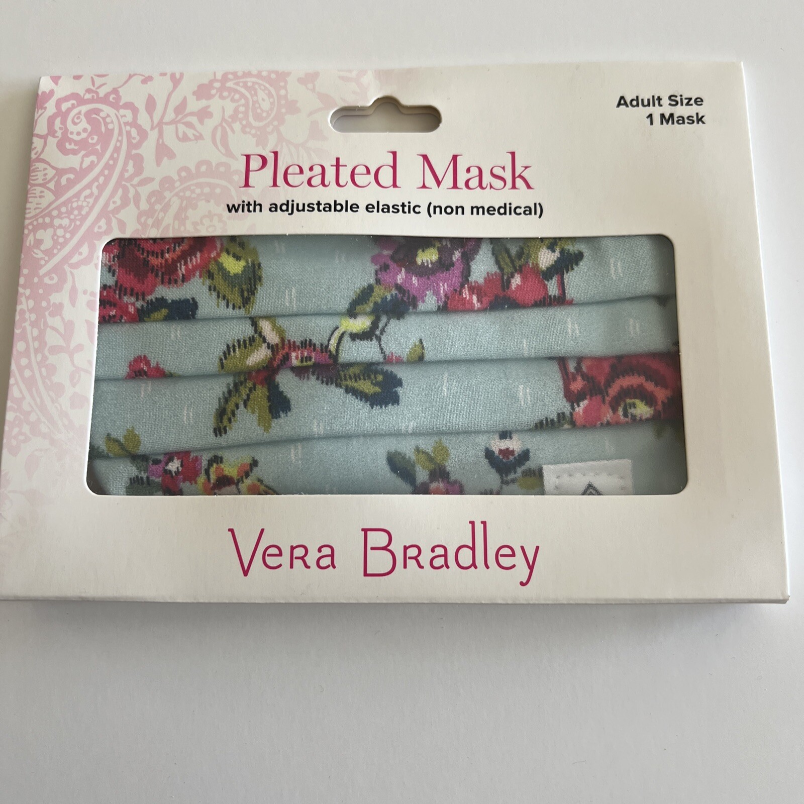 3 Vera Bradley 100 Cotton Pleaded Face Masks (Nonsurgical) New eBay