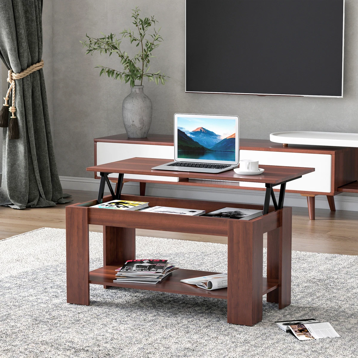 Computer desk with hidden storage deals