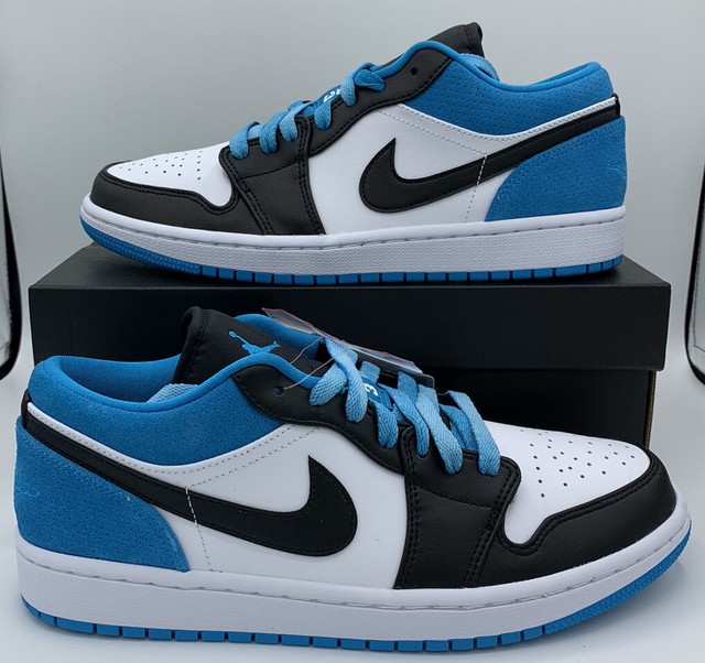 Nike Air Jordan 1 Low SE Black Laser Blue White Sku:CK3022-004 Size:8.5,10,11 | eBay