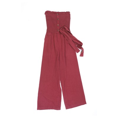abercrombie smocked jumpsuit