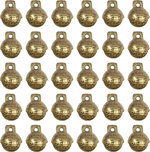 30 Pack Antique Bells Tibetan Brass Bells Indian Bells Charms Pen | eBay