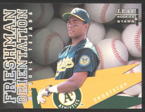 1998 Leaf Rookies & Stars Freshman Orientierung Miguel Tejada / 5000 #10