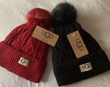 2 Ugg Knit Winter Hats Set
