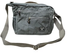 Volganik Rock- Shoulder/Cross Body Bag - Gray - Nylon  Multiple Pockets