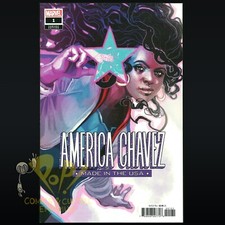 Marvel Comics AMERICA CHAVEZ MADE IN THE USA #1 Hans Varaint Cover NM!