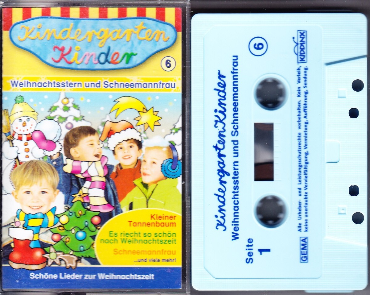MC Kindergarten Kinder 6 - Weihnachtsstern und Schneemannfrau - KIDDINX |  eBay