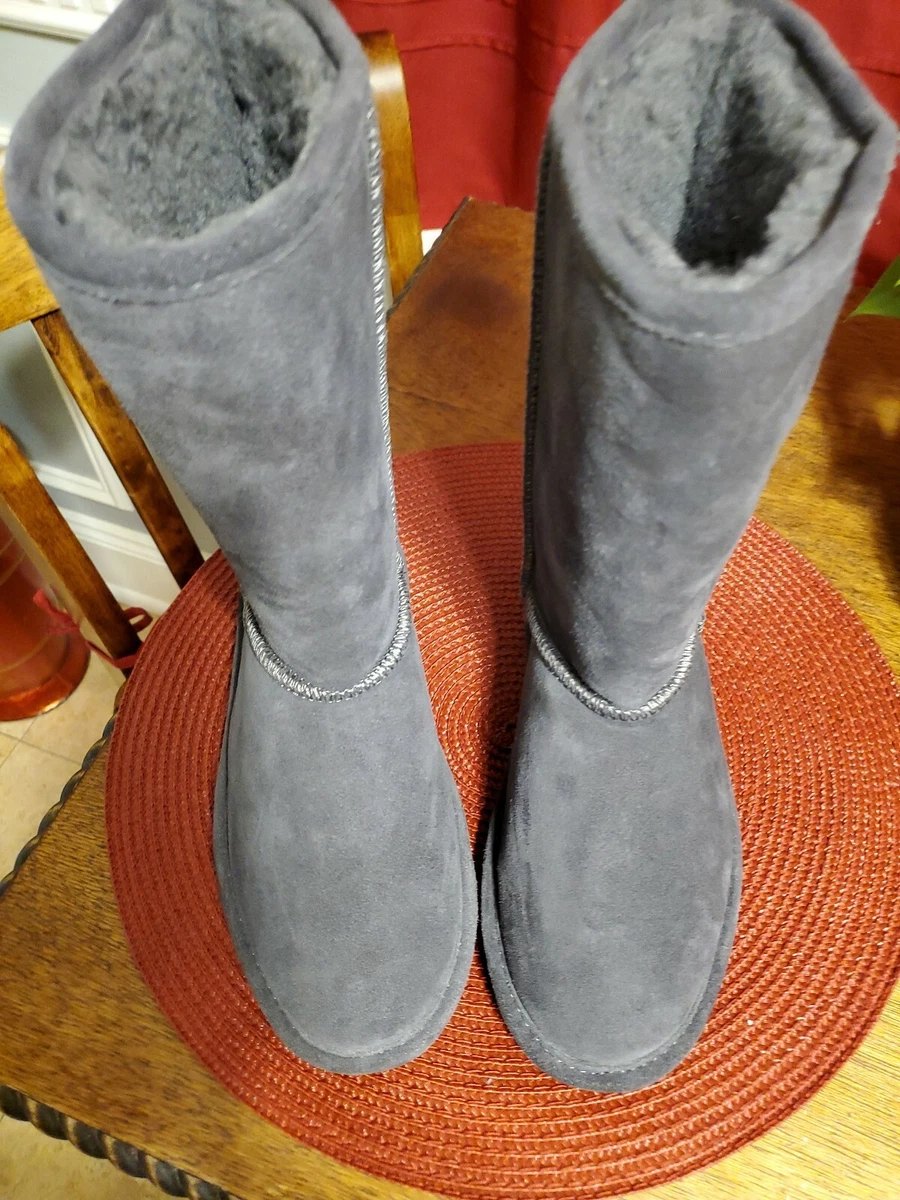 Ladies grey boots size clearance 5
