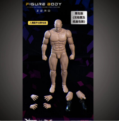 HiPlay Figura maschile in scala 1/6 scolpita, uomo bello duro, testa di bambola per action figure da 30,5 cm HS019 (C