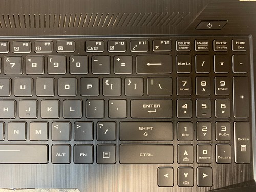 Asus TUF FX505 FX505D FX505G BACKLIT LAPTOP REPLACEMENT KEYBOARD KEYS KEYCAPS - Afbeelding 4 van 4