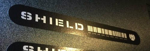 • SHIELD • RADAR ID • PROP DECAL BLACK • MARVEL AVENGERS CAPTAIN AMERICA • - Picture 3 of 5