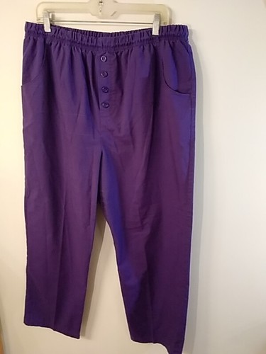 VLife Womens Purple Nurse Scrub Pants 