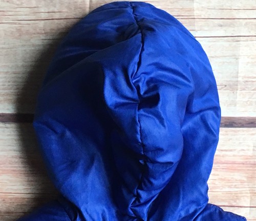 Chaleco Buffer Talla 6 12 Meses Azul Niño Pequeño Antiguo Azul Marino Abrigo Chaqueta Con Capucha Bebé - Imagen 10 de 12