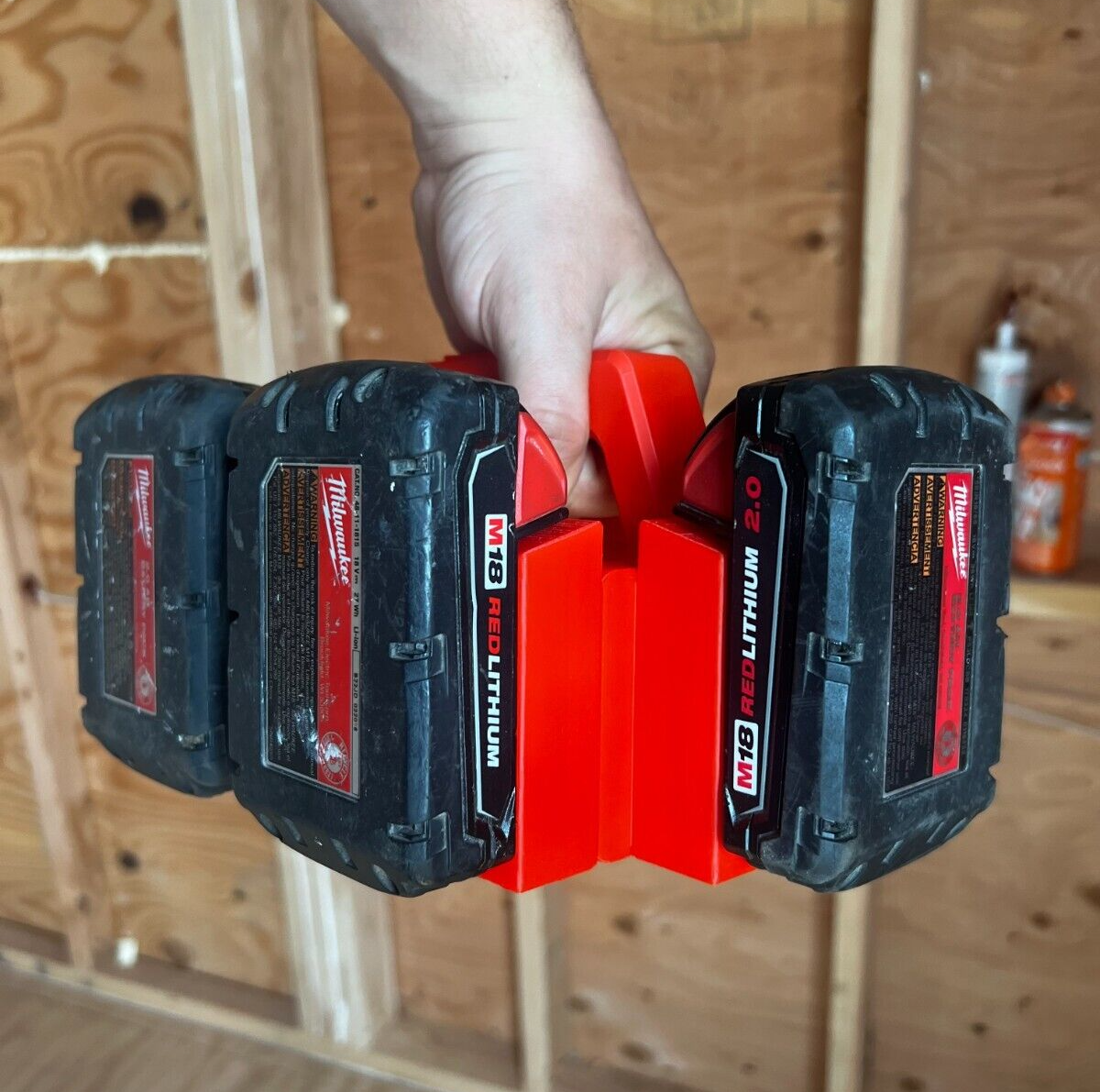 Milwaukee M18 Battery Caddy | Carrying Case | Battery Holder