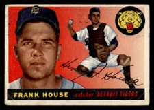 1955 Topps #87 Frank House Card Detroit Tigers