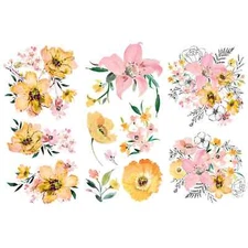 Re-Design with Prima Transfer - Watercolor LUSH