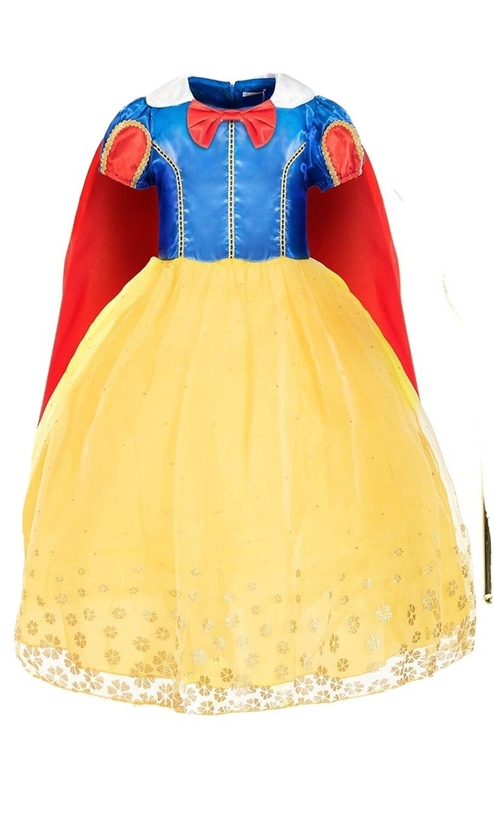 Funna Snow White Costume Princess Dress for Toddler Girls 3T