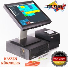 15" Scanner Kassensystem: Handel Imbiss Laden Supermarkt Kiosk Lotto TSE-konform