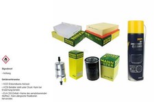 MANN FILTER Paket MANNOL Klimareiniger für VW Golf IV Cabriolet 1E7 2.0