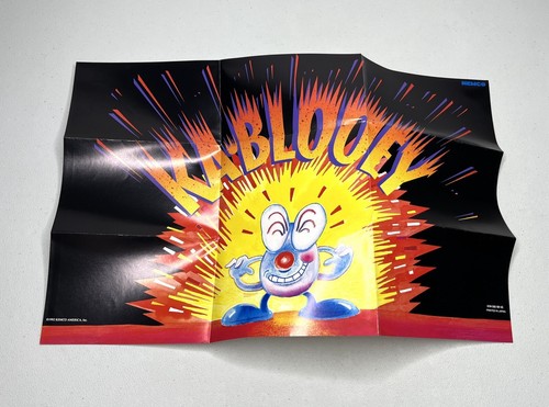 Póster original de Super Nintendo SNES Ka-Blooey Kablooey KEM-SNS-BB-US - Imagen 1 de 8