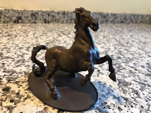Franklin Mint Horse "Renaissance" 1987 Horse Bronze Figurine - Picture 2 of 8