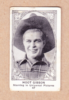 Hoot Gibson 1921 E 123 American Caramel Actors & Actresses card # 47