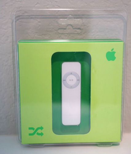 New Sealed Apple iPod shuffle 1st Generation White (512MB) MA133LL/A Vintage