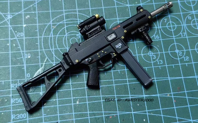 UMP45 Submachine Gun Apply To 1/6 Scale Figure Kit Armory Custom