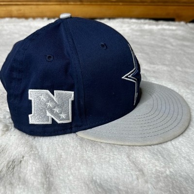 Casquette Snapback New Era Dallas Cowboys - Rayures Bleu Marine, Gris, Vert, Taille Multiple