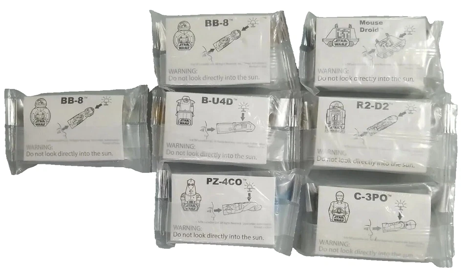General Mills 2015 Star Wars Force Awakens Droid Viewers - Juego completo Foto 2 de 4