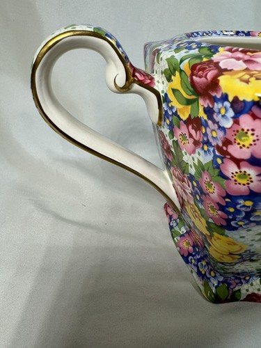 Royal Winton Grimwades Chintz 'Julia' 4-Cup 6.5 Inch TEAPOT 1995 England - Mint! - Picture 8 of 12