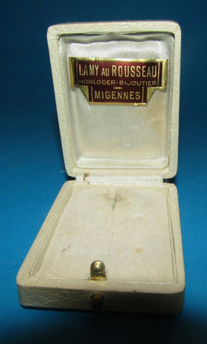 Écrin à Bijou Ancien - Boîte G. THUILLIER Place St Sulpice Paris - Occasion Pour Collection
