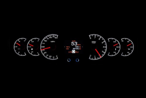 Dakota Digital 78-88 Oldsmobile Cutlass Analog Gauge System Silver HDX-78O-CUT-S - Picture 19 of 20