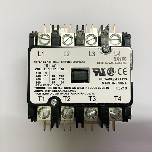 9X160 HCC-4XQ04YT129 four-pole AC contactor flying horse cutting machine24V 40A - 第 2/3 張圖片