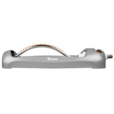 Bradas Viereckregner WHITE LINE, 18 Düsen, grau/orange