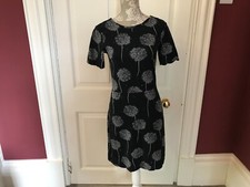 WAREHOUSE Dress Short Sleeves Stretch Party Evening  Occasion Size UK 10