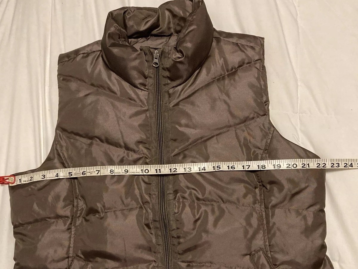 LANDS’ END Down Vest XXL Brown Men's Max 600 Down Puffer Vest | Lands' End