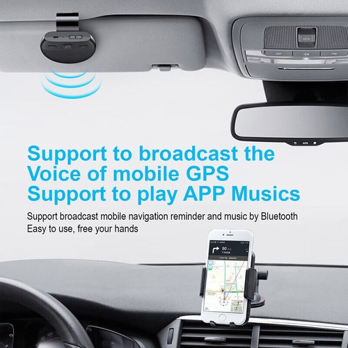 Zestaw głośnomówiący Bluetooth Samochód Samochód Komórka Zestaw głośnomówiący Wizjer Car 2023 - Zdjęcie 5 z 24