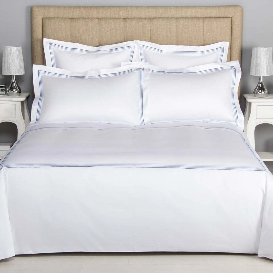 $2700 FRETTE CRUISE KING DUVET COVER SHEET SET SHAMS 7pc SET BLUE NAUTICAL ITALY