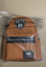 Loungefly NBA Brooklyn Nets Basketball Backpack Orange  Black - NWT WP179 