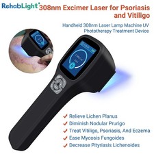 308nm Excimer Light Device 49 Diode LCD Screen UVB Phototherapy Machine Handheld