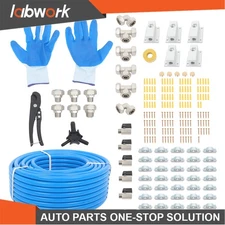 Labwork Compressed Air Piping System, 3/4 Inch x 200 FT Aluminum Wall