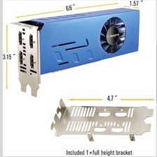 GTX 750 Ti 4GB Graphics Card GDDR5 Dual Slot 4HDMI Monitor Video Card 128-Bit...