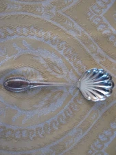 Impero by Zaramella Argenti .800 silver Sugar Spoon Shell Italy